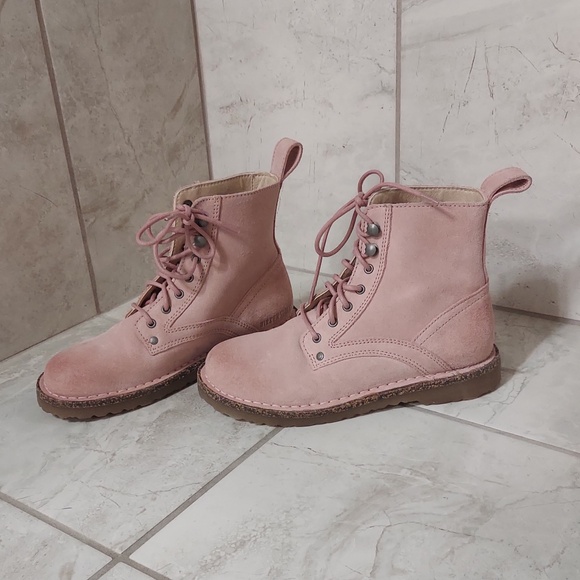 Birkenstock Bryson pink suede combat boot size 36 - Picture 5 of 6